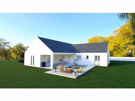 terrain avec maison neuve à vendre