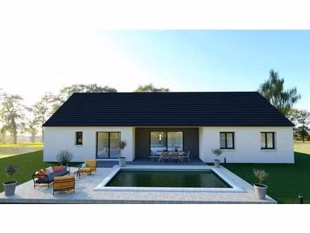 terrain avec maison neuve à vendre
