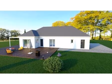 terrain avec maison neuve à vendre