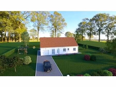 terrain avec maison neuve à vendre