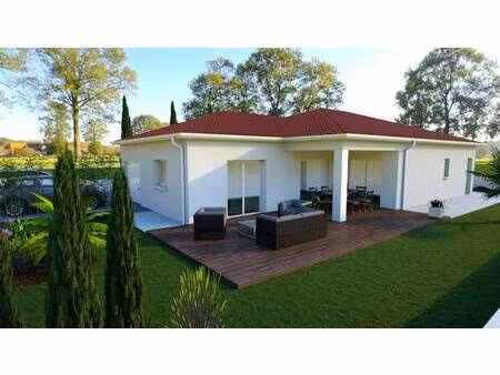 terrain avec maison neuve à vendre