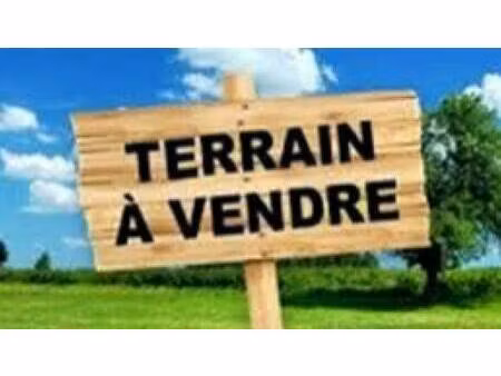 terrain constructible à vendre