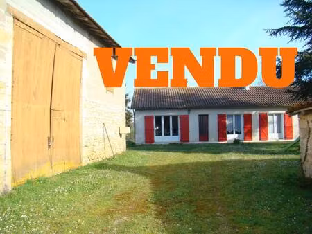 maison de plain-pied à vendre