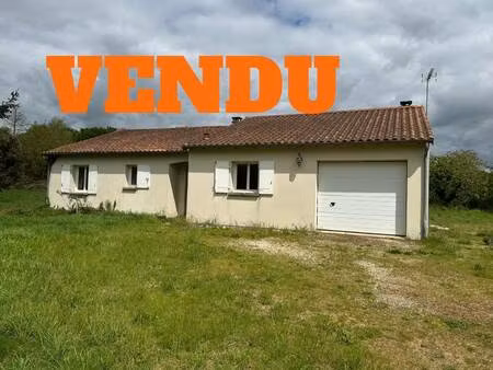 maison de plain-pied à vendre