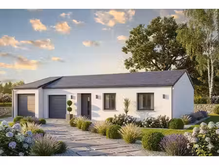 terrain avec maison neuve à vendre