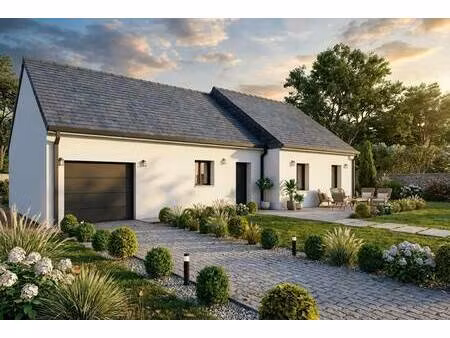 terrain avec maison neuve à vendre