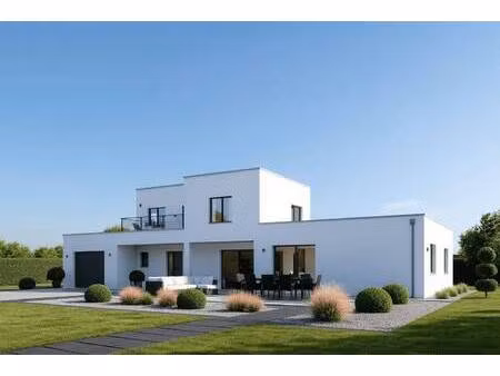 terrain avec maison neuve à vendre