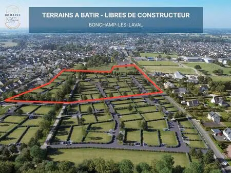 terrain constructible à vendre
