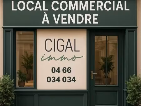 à vendre – local commercial à la calmette