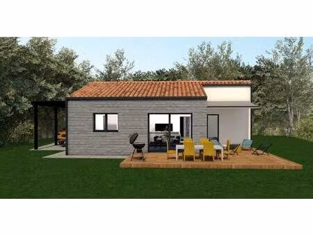 terrain avec maison neuve à vendre