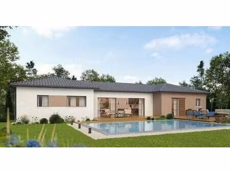 terrain avec maison neuve à vendre