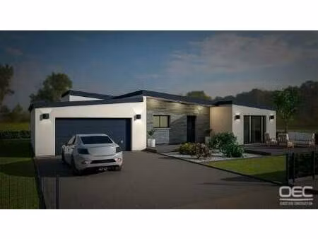 terrain avec maison neuve à vendre