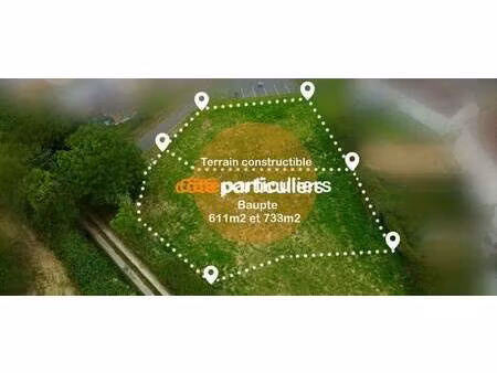 terrain constructible à vendre