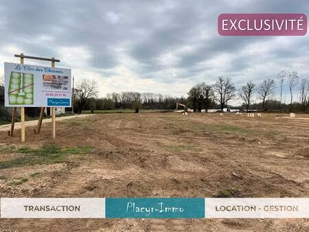 terrain constructible viabilisé à vendre