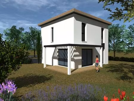 terrain avec maison neuve à vendre