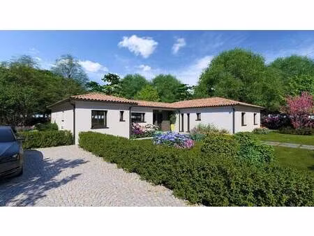 terrain avec maison neuve à vendre