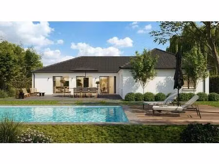 terrain avec maison neuve à vendre