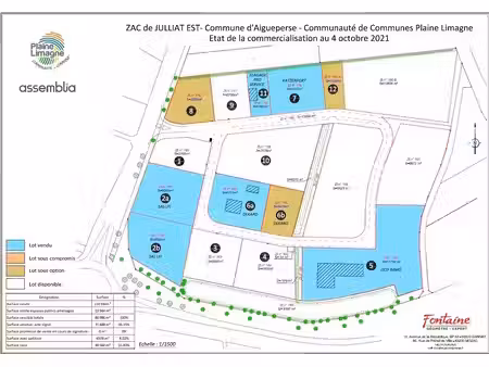 terrain constructible neuf à vendre