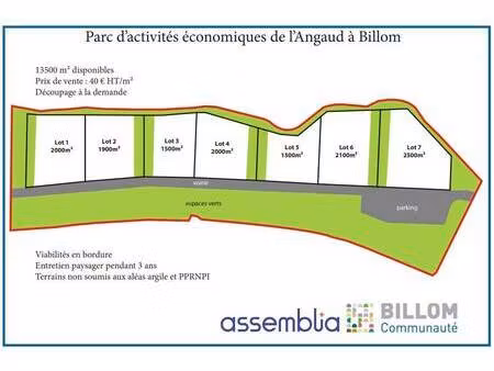 terrain constructible à vendre
