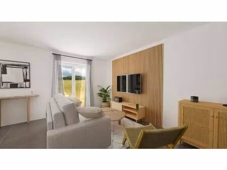 terrain avec maison neuve à vendre