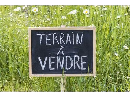 terrain constructible à vendre