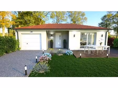 terrain avec maison neuve à vendre
