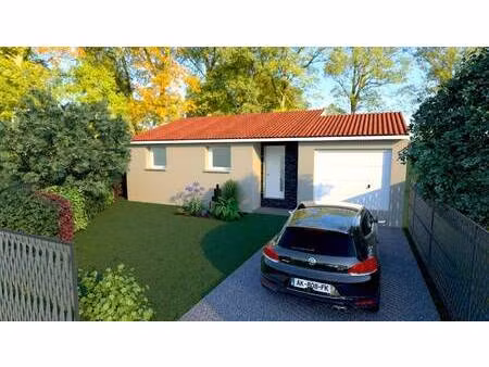 terrain avec maison neuve à vendre