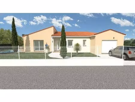 terrain avec maison neuve à vendre