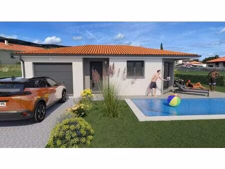 terrain avec maison neuve à vendre