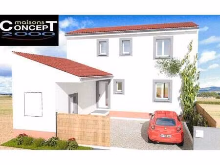 terrain avec maison neuve à vendre