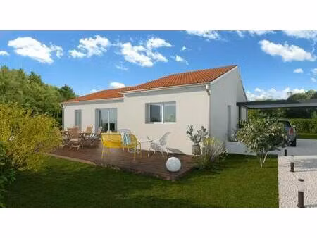 terrain avec maison neuve à vendre