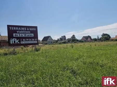 terrain constructible viabilisé à vendre