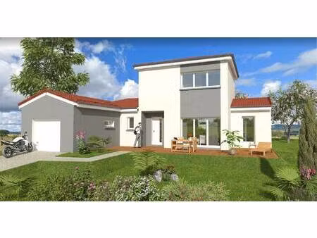 terrain avec maison neuve à vendre