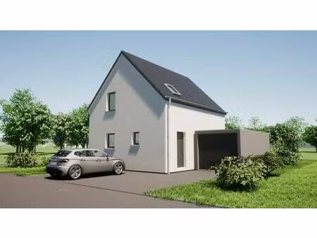 terrain avec maison neuve à vendre