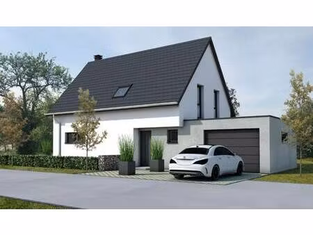 terrain avec maison neuve à vendre