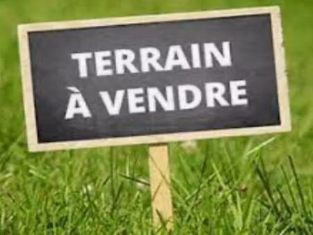 terrain constructible à vendre