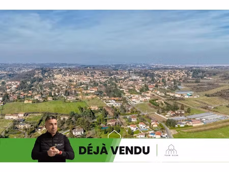 vente terrain 1238 m² à charly (69390)  219 900 €