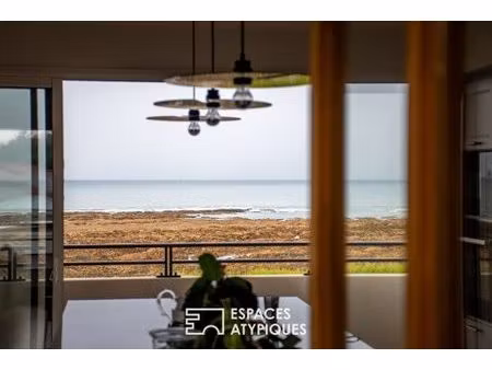 villa californienne face à l'océan avec piscine