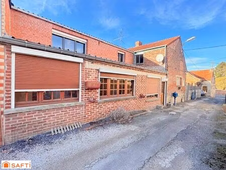 maison semi individuelle spacieuse à saultain libre d'occupation !!