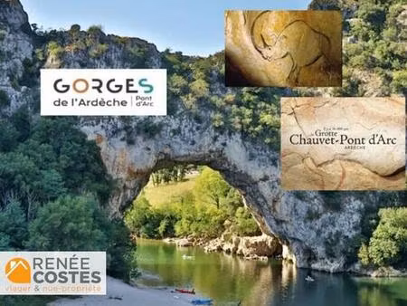 vente en nue propriété - h72 ans - ruoms (07120)