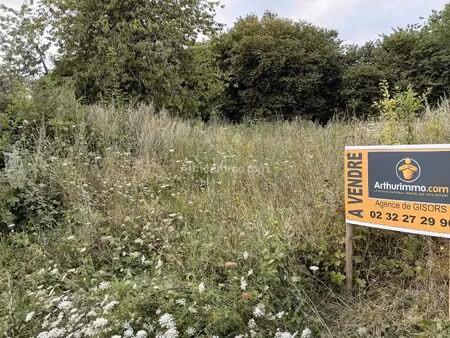 vente terrain 962 m2 à gisors