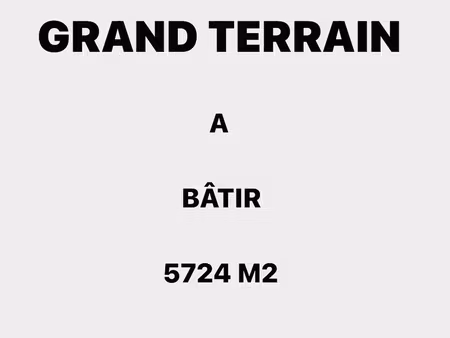 terrain - 5724 m²