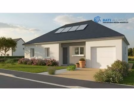 terrain avec maison neuve à vendre