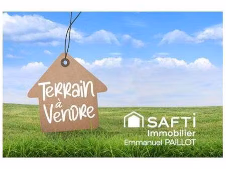 terrain constructible viabilisé à vendre