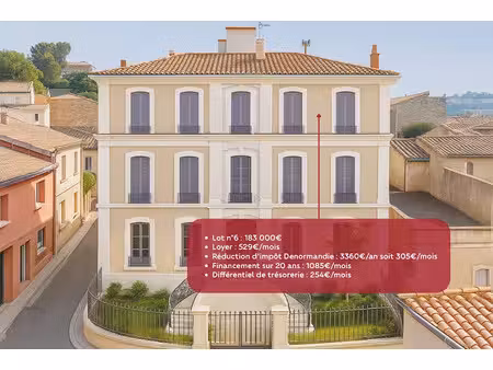 vente appartement 1 pièce 31.79 m² à vauvert (30600)  156 800 €