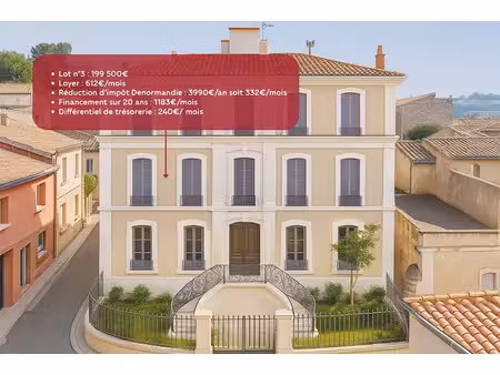 vente appartement 2 pièces 42.14 m² à vauvert (30600)  199 000 €