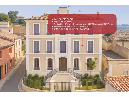 vente appartement 2 pièces 34.24 m² à vauvert (30600)  204 500 €