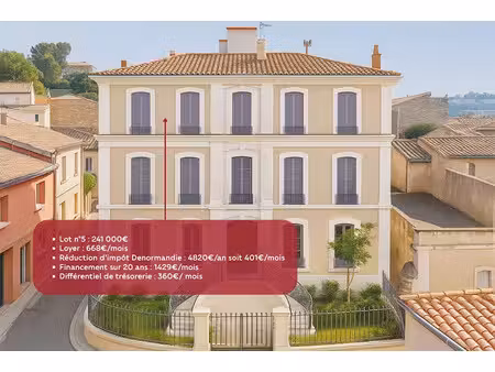 vente appartement 2 pièces 46.51 m² à vauvert (30600)  228 500 €