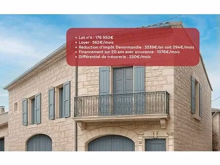 appartement calvisson 33.46 m² t-2 à vendre  176 950 €