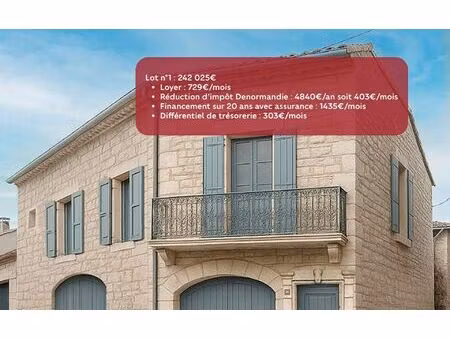 appartement calvisson 54.55 m² t-3 à vendre  242 025 €